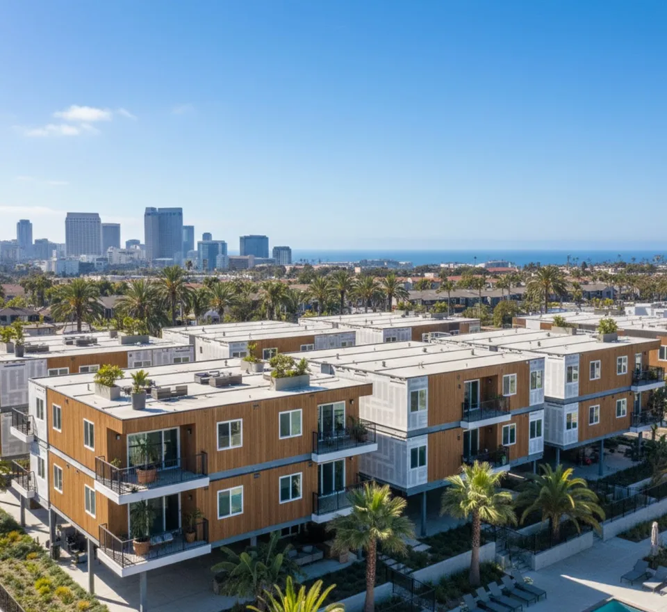 Modern residential development - Builder Scaled construction project