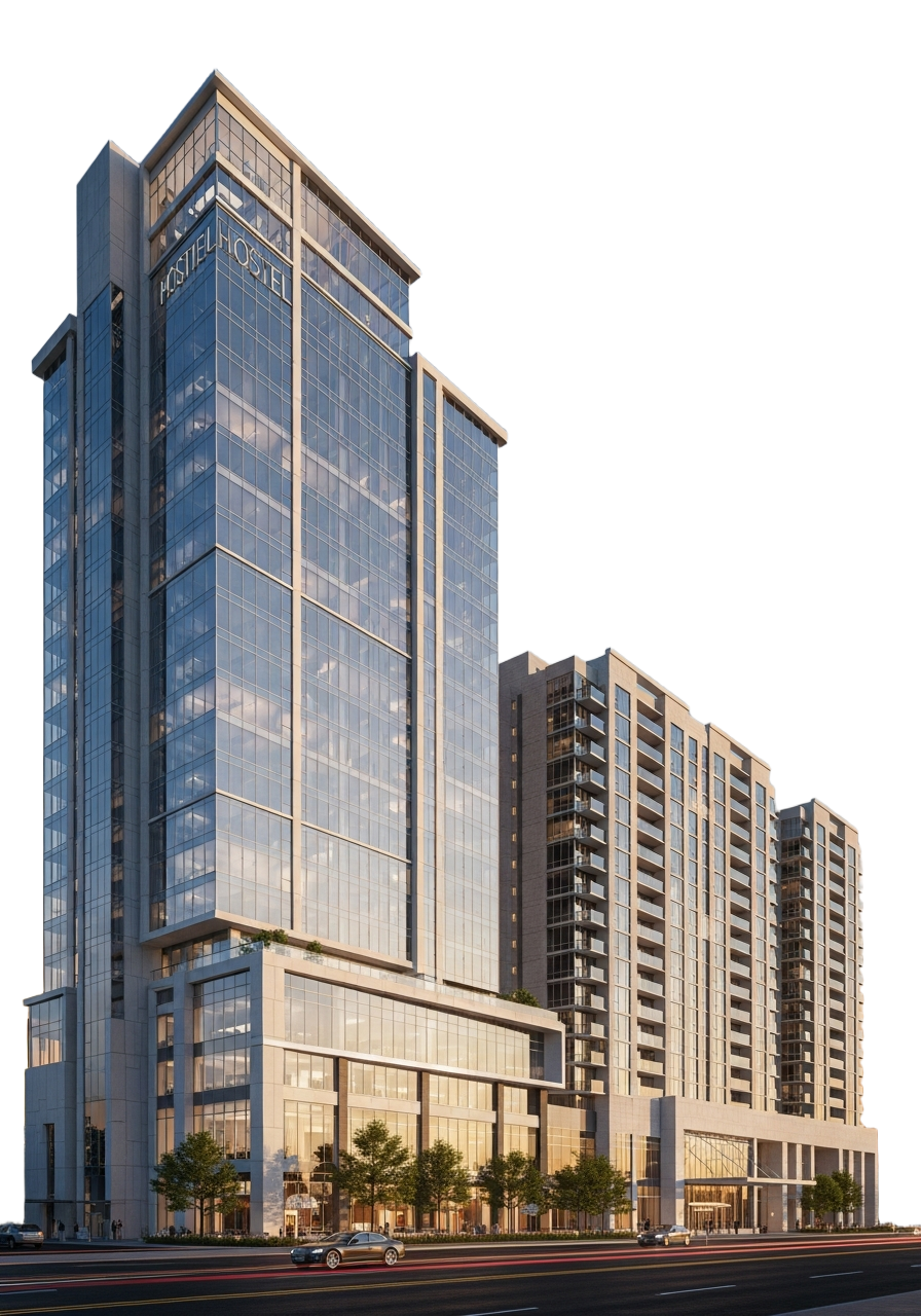 Modern commercial building