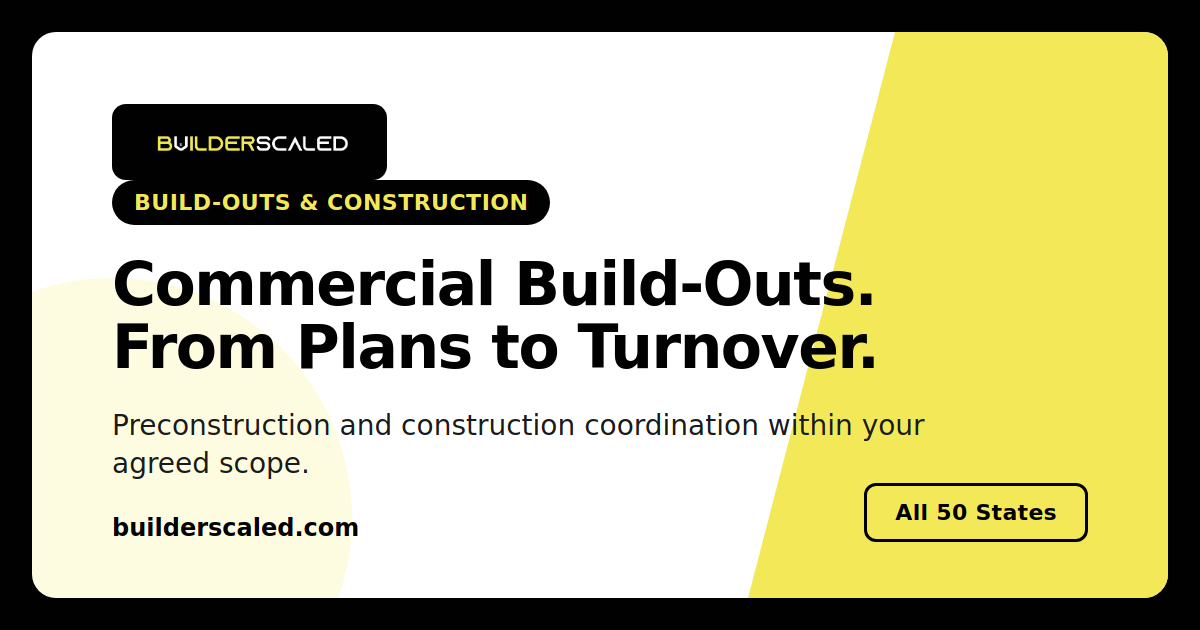 Construction Advisor & Owner's Rep | Builder Scaled